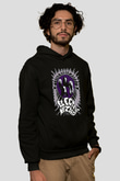 Electric Wizard Baskılı Unisex Siyah Kapüşonlu Sweatshirt