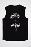 Electric Wizard Baskılı Unisex Siyah Kolsuz Tişört - Tshirt