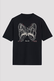Electric Wizard Baskılı Unisex Siyah Oversize Tişört - Tshirt
