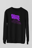 Electric Wizard Baskılı Unisex Siyah Sweatshirt
