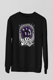 Electric Wizard Baskılı Unisex Siyah Sweatshirt