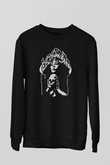 Electric Wizard Baskılı Unisex Siyah Sweatshirt