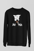 Electric Wizard Baskılı Unisex Siyah Sweatshirt