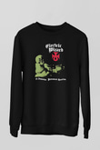 Electric Wizard Baskılı Unisex Siyah Sweatshirt