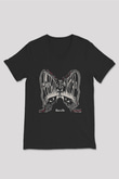 Electric Wizard Baskılı Unisex Siyah V Yaka Tişört - Tshirt
