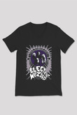 Electric Wizard Baskılı Unisex Siyah V Yaka Tişört - Tshirt