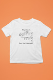 Elektrik Mühendis Baskılı Unisex Beyaz Çocuk Tişörtü - Tshirt