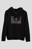 ElementlerSiyah  Unisex Hoodie