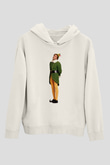 Elf Beyaz Unisex Hoodie