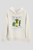 Elf Beyaz Unisex Hoodie