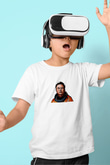 Elon Musk Baskılı Beyaz Unisex Beyaz Çocuk Tişört - Tshirt