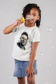 Elon Musk Baskılı Beyaz Unisex Beyaz Çocuk Tişört - Tshirt