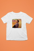 Elvis Presley Baskılı Unisex Beyaz Çocuk Tişört