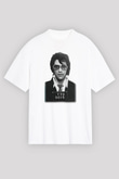 Elvis Presley Beyaz Unisex Oversize Tişört T-Shirt