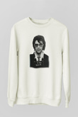 Elvis Presley Beyaz Unisex Sweatshirt