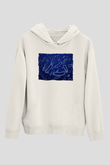Embriyolog Beyaz Unisex Kapüşonlu Sweatshirt