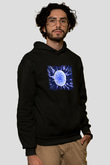 Embriyolog Siyah Unisex Kapüşonlu Sweatshirt