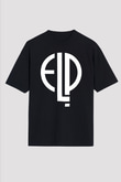 Emerson, Lake and Palmer Siyah Unisex Oversize Tişört T-Shirt