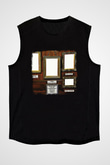 Emerson,Lake and Palmer Baskılı Unisex Siyah Kolsuz Tişört
