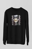 Emerson,Lake and Palmer Baskılı Unisex Siyah Sweatshirt