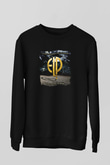 Emerson,Lake and Palmer Baskılı Unisex Siyah Sweatshirt