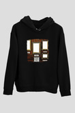 Emerson,Lake and Palmer Baskılı Unisex Siyah Hoodie