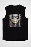 Emerson,Lake and Palmer Baskılı Unisex Siyah Kolsuz Tişört