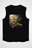 Emerson,Lake and Palmer Baskılı Unisex Siyah Kolsuz Tişört