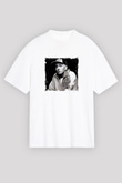 Eminem Baskılı Unisex Beyaz Tişört