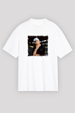 Eminem Baskılı Unisex Beyaz Tişört
