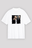 Eminem Baskılı Unisex Beyaz Tişört