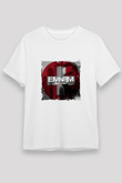 Eminem Baskılı Unisex Beyaz Tişört