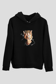 Eminem Baskılı Unisex Siyah Hoodie