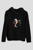 Eminem Baskılı Unisex Siyah Hoodie
