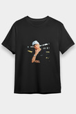 Eminem Baskılı Unisex Siyah Tişört