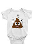Emoji BaskılıBeyaz  Bebek Body - Zıbın