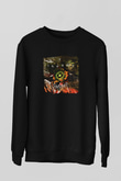 Emperor Baskılı Unisex Siyah Sweatshirt