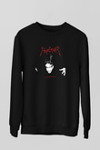 Emperor Baskılı Unisex Siyah Sweatshirt