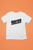 Empire Strikes Back Baskılı Beyaz Unisex Çocuk Tişört