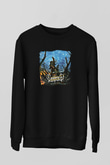Ensiferum Baskılı Unisex Siyah Sweatshirt