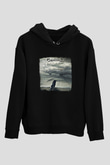 Enslaved Baskılı Unisex Siyah Hoodie