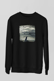 Enslaved Baskılı Unisex Siyah Sweatshirt