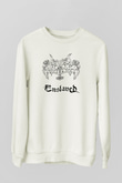 Enslaved Beyaz Unisex Sweatshirt