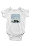 Enter Shikari Baskılı Unisex Beyaz Bebek Body - Zıbın