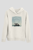 Enter Shikari Baskılı Unisex Beyaz Hoodie