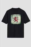 Enter Shikari Baskılı Unisex Siyah Oversize Tişört