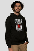 Enter Shikari Siyah Unisex Kapüşonlu Sweatshirt
