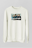 Entourage Beyaz Unisex Sweatshirt