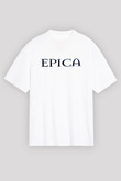 Epica Beyaz Unisex Oversize Tişört T-Shirt