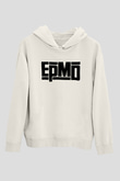 EPMD Beyaz Unisex Kapüşonlu Sweatshirt